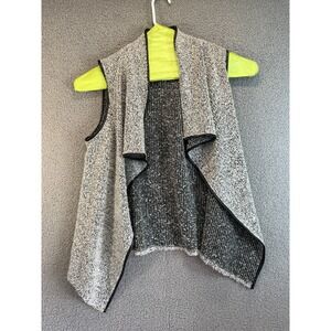 Sunny Leigh Cardigan Womens L Large  Shawl Collar Open Front Casual